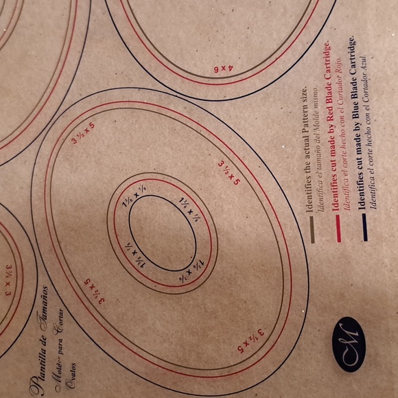 Creative Memories Cutting System Ovals Cutting Mat Blades Templates - Picture 6 of 8